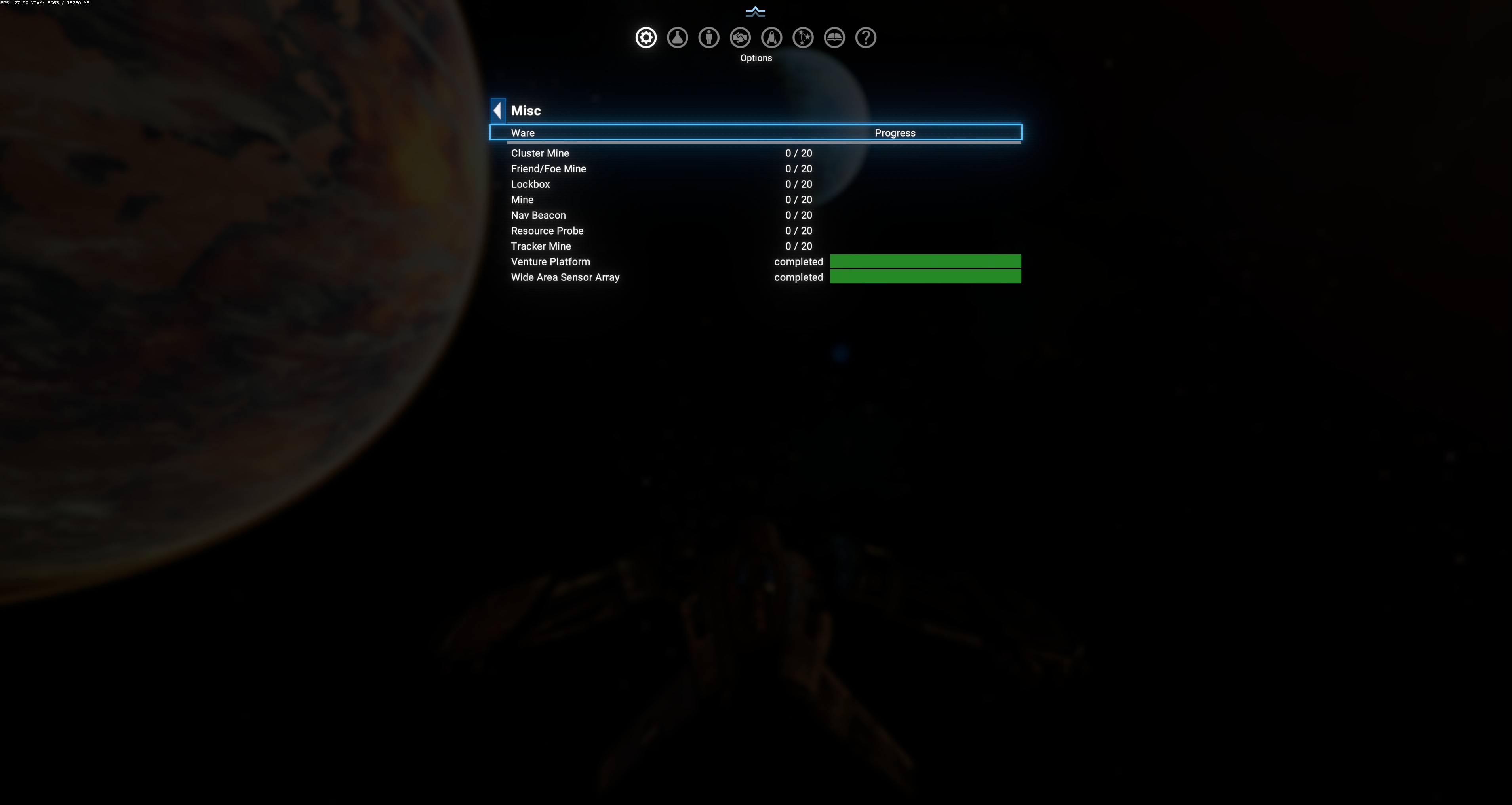 Misc — 9 tracked entries, 2 completed